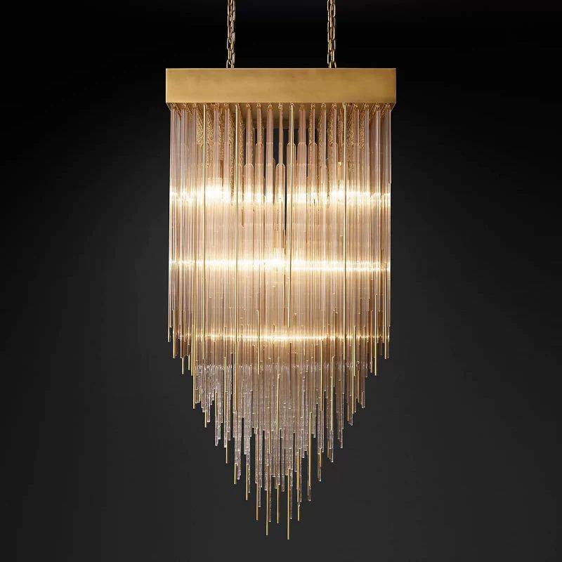 Cascaru Crystal Square Chandelier 30