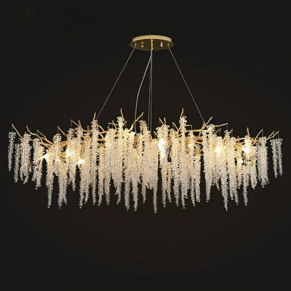 Branch Crystal Icicle Chandelier