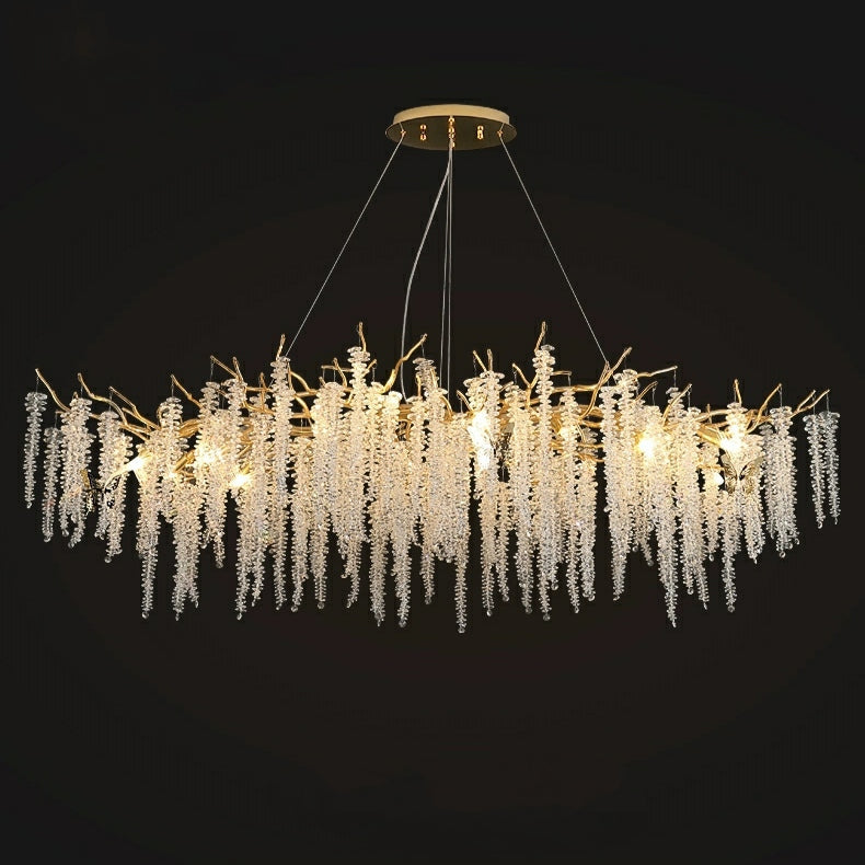 Branch Crystal Icicle Chandelier