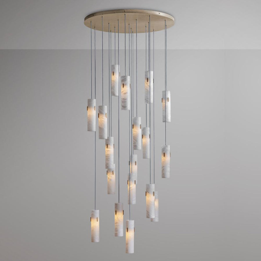 Alabaster Deco Cluster Chandelier - Yovalighting