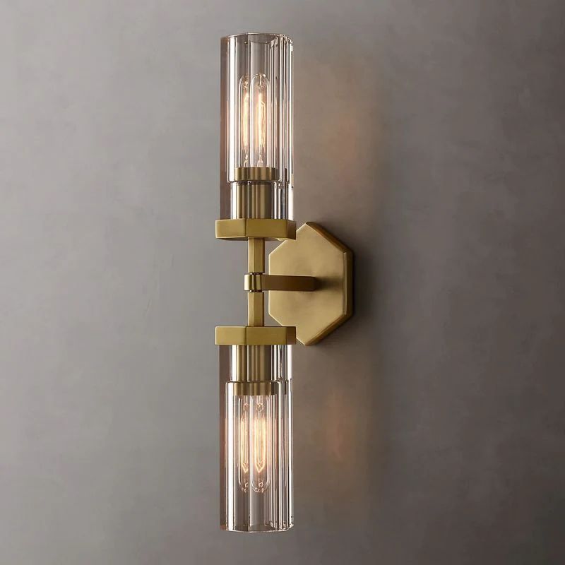Lamber Round Linear Short Wall Sconce
