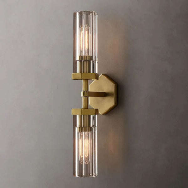 Lamber Hexagonal Linear Short Wall Sconce