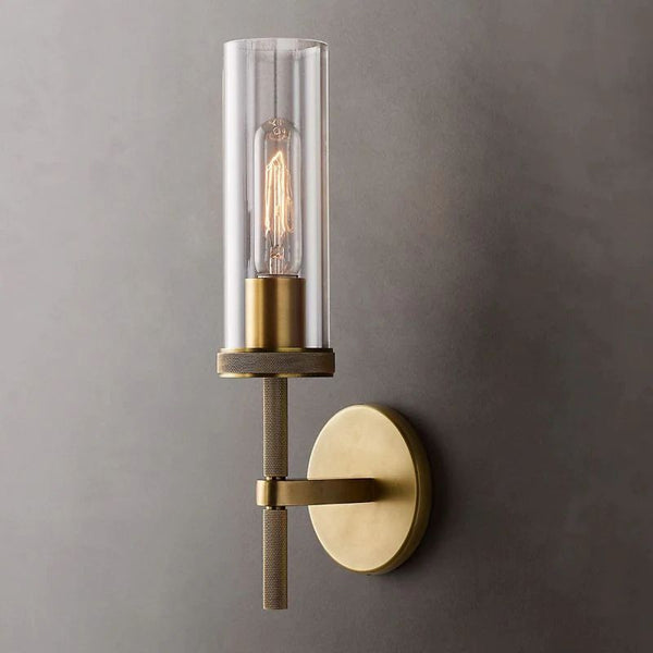 Lamber Round Short Wall Sconce