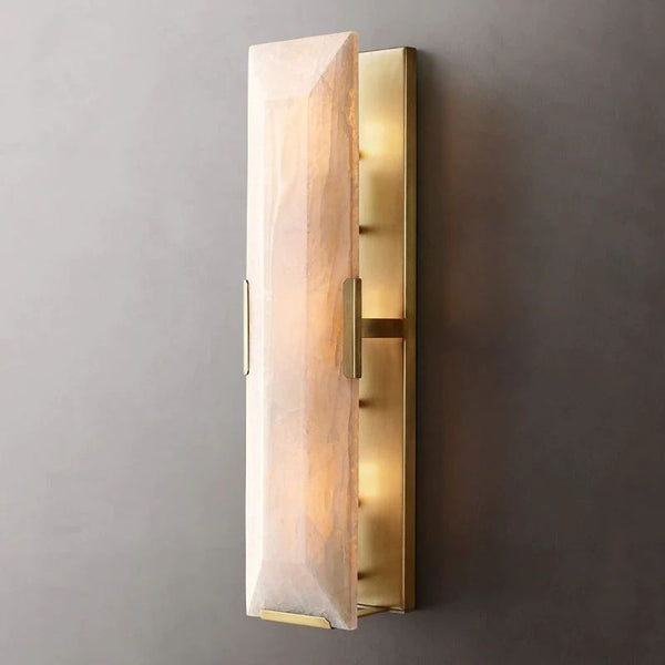 Harlo Calcite Alabaster Linear Sconce