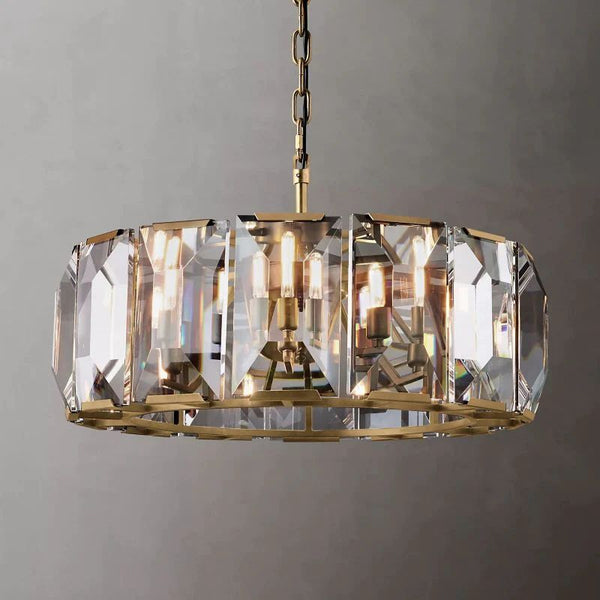 Harlo Crystal Round Chandelier 31"