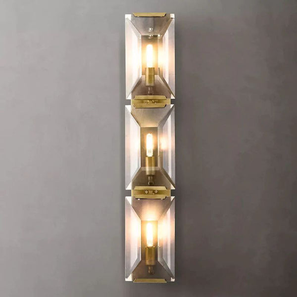 Harlo Crystal Triple Wall Sconce