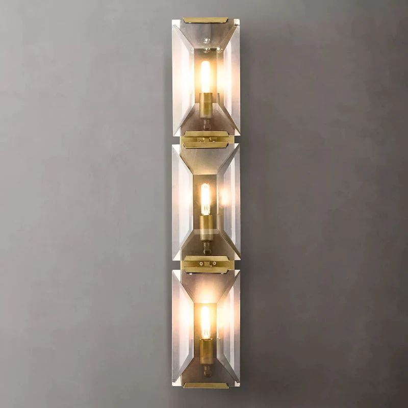 Harlo Crystal Triple Wall Sconce