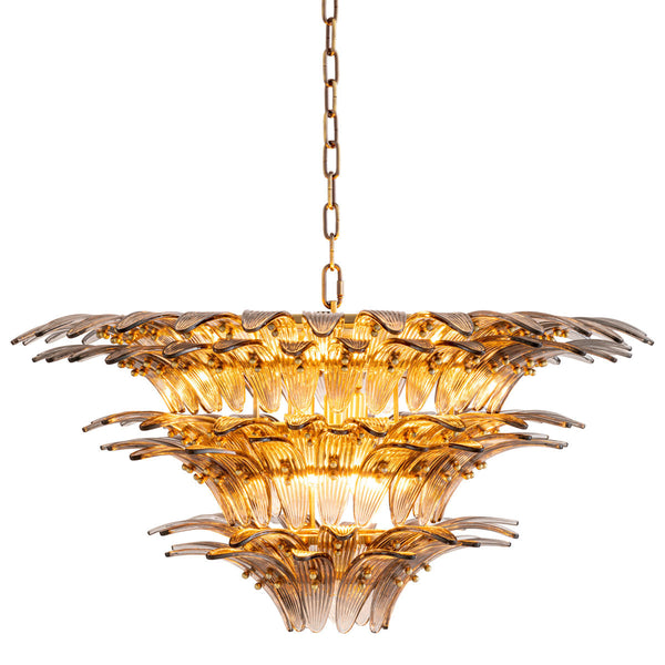 Italo Glass 9-Light Chandelier