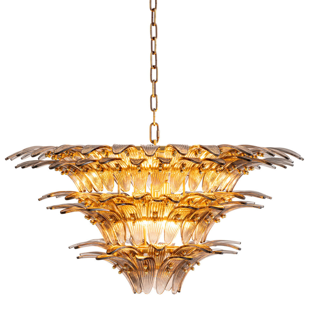 Italo Glass 9-Light Chandelier