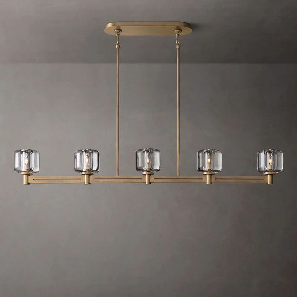 Demaret Crystal Linear Chandelier 54''