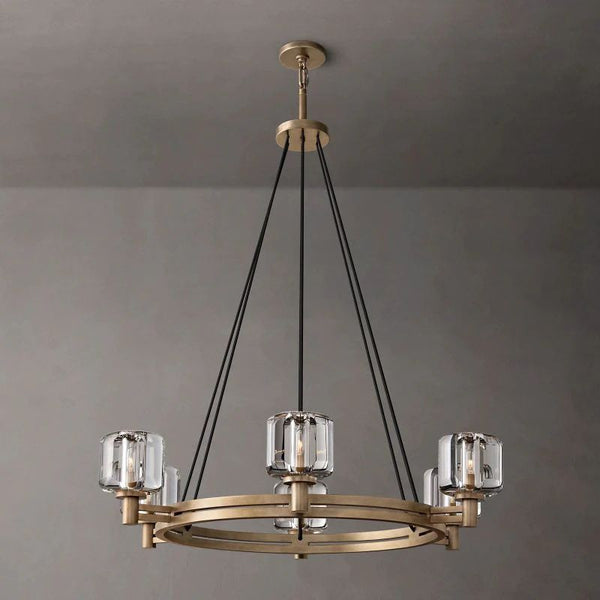 Demaret Crystal Round Chandelier 36''