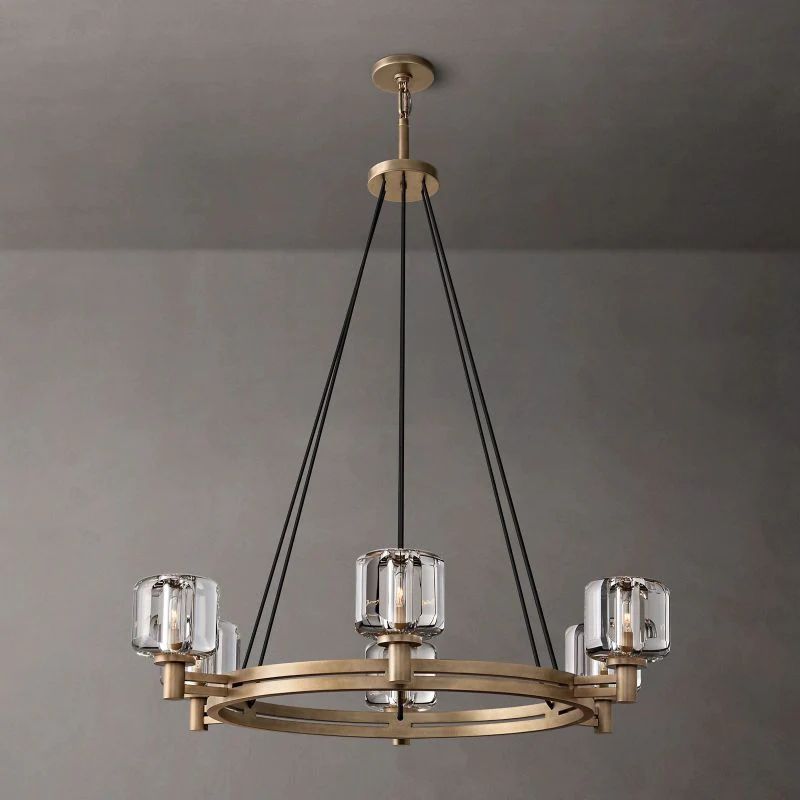 Demaret Crystal Round Chandelier 36''
