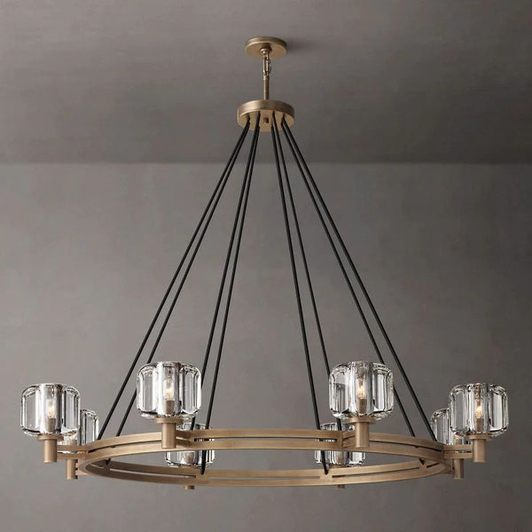 Demaret Crystal Round Chandelier 48''