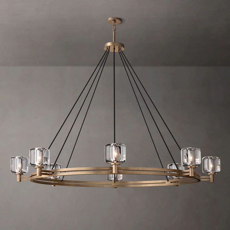Demaret Crystal Round Chandelier 60''