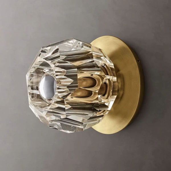 Boulle Cristal  Clear Crystal Petite Wall Sconce