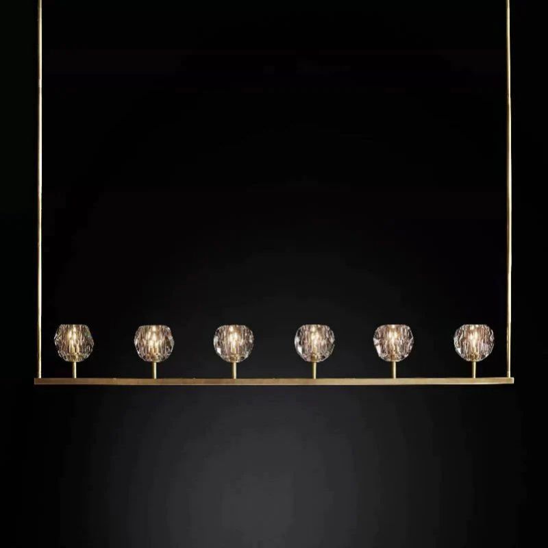 Boulle Cristal Crystal Linear Chandelier 60