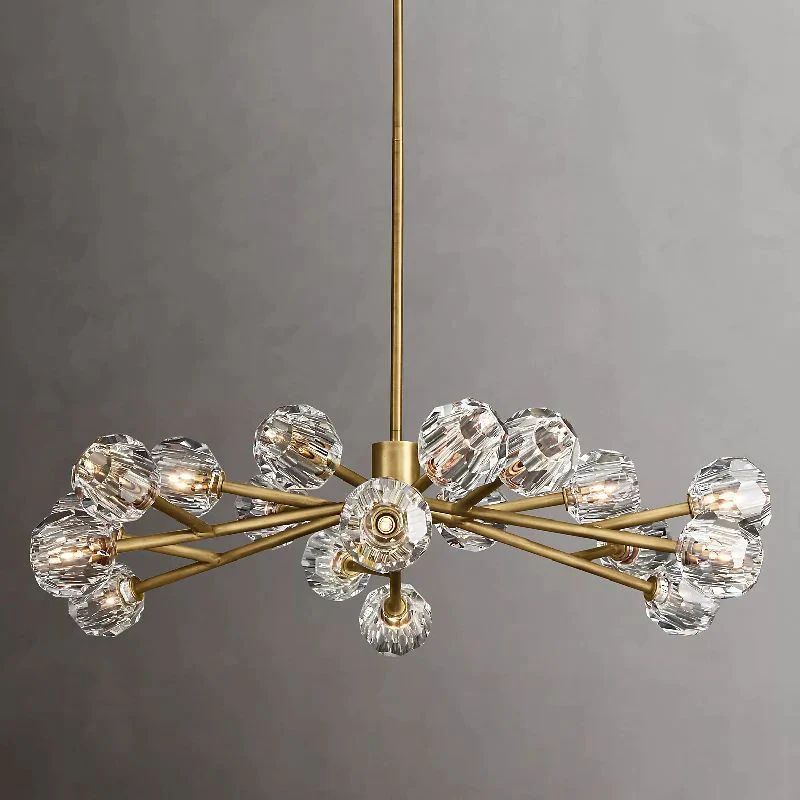 Boulle Cristal Crystal Round Chandelier 48