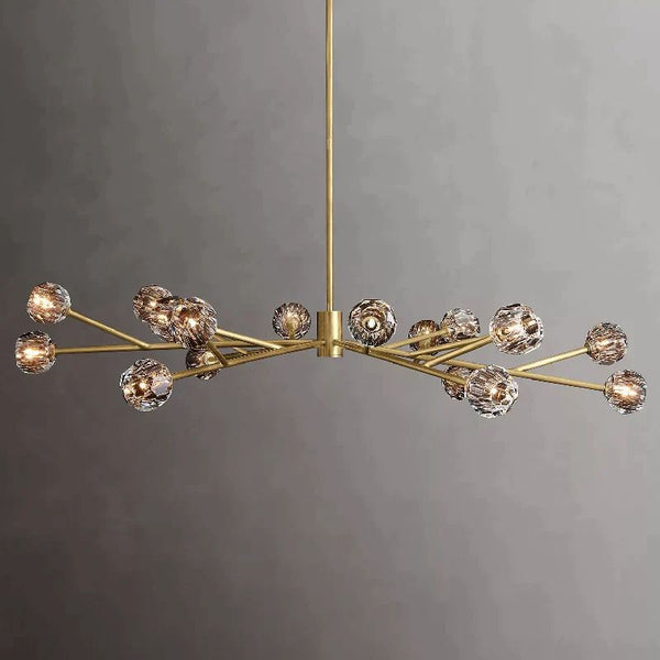 Boulle Cristal Crystal Round Chandelier 72"