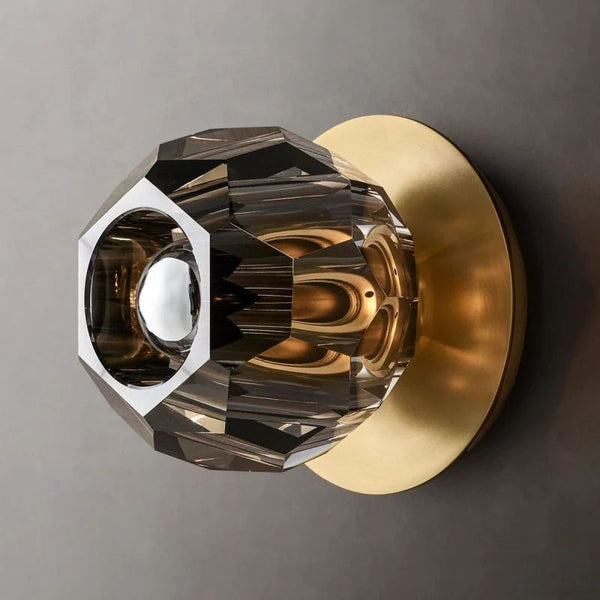Boulle Cristal Smoke Crystal Petite Wall Sconce