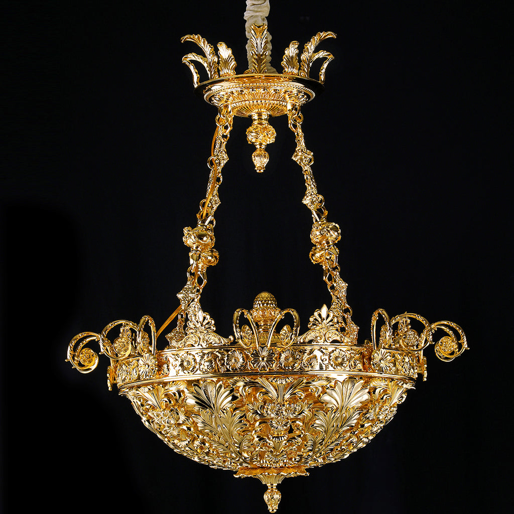 Luxury brass pendant chandelier