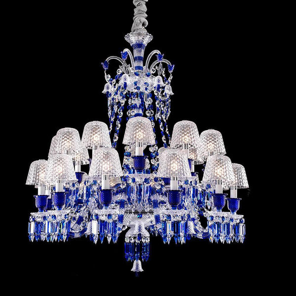 Bellarose Zenith Faunacrystopolis Blue Crystal Chandelier
