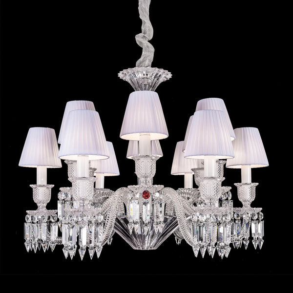 Auralite Classic Luxury Zenith Crystal Fabirc Chandelier