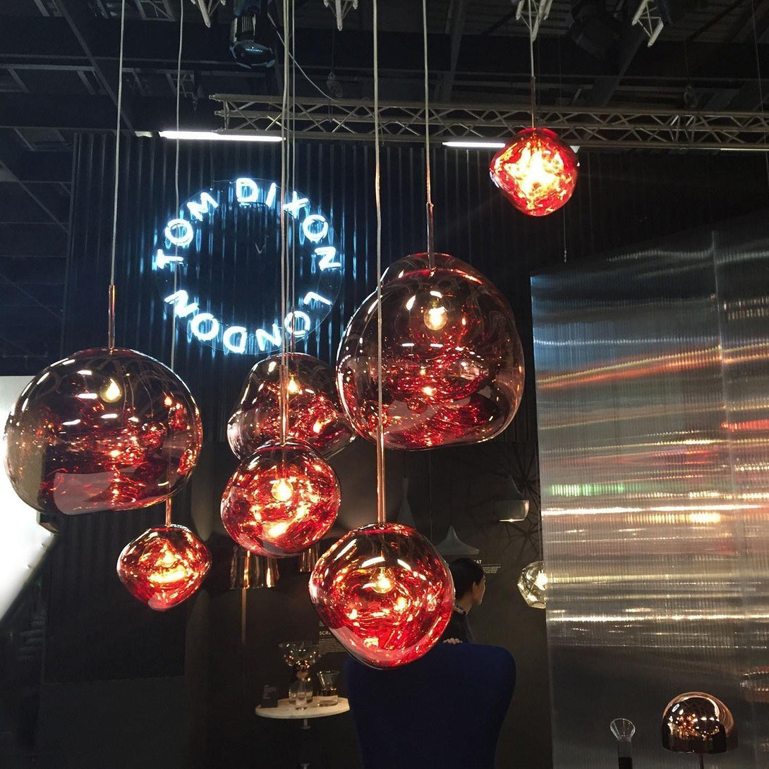 Multi Lava Round Chandelier - Yovalighting