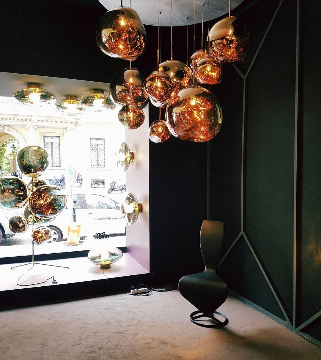 Multi Lava Round Chandelier - Yovalighting