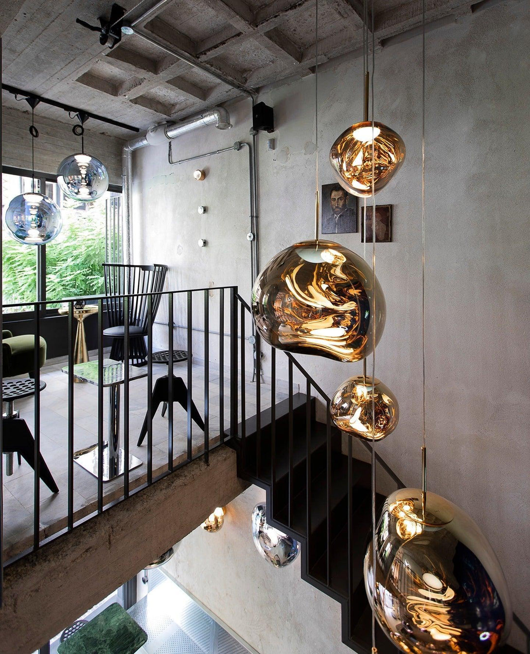Multi Lava Round Chandelier - Yovalighting