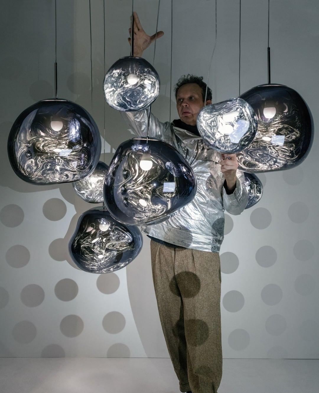 Multi Lava Round Chandelier - Yovalighting