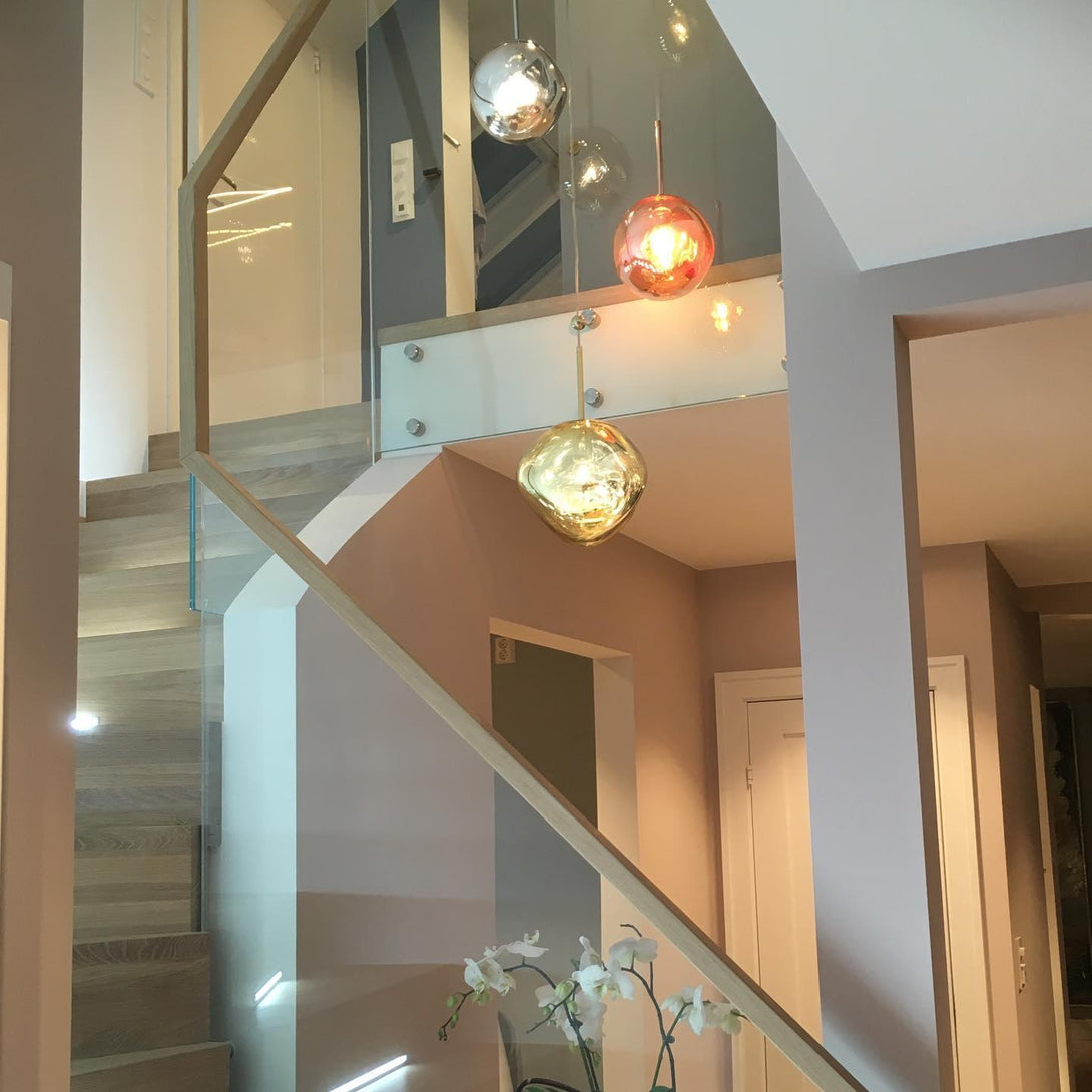Multi Lava Round Chandelier - Yovalighting