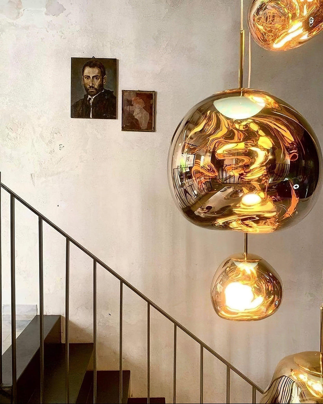 Multi Lava Round Chandelier - Yovalighting