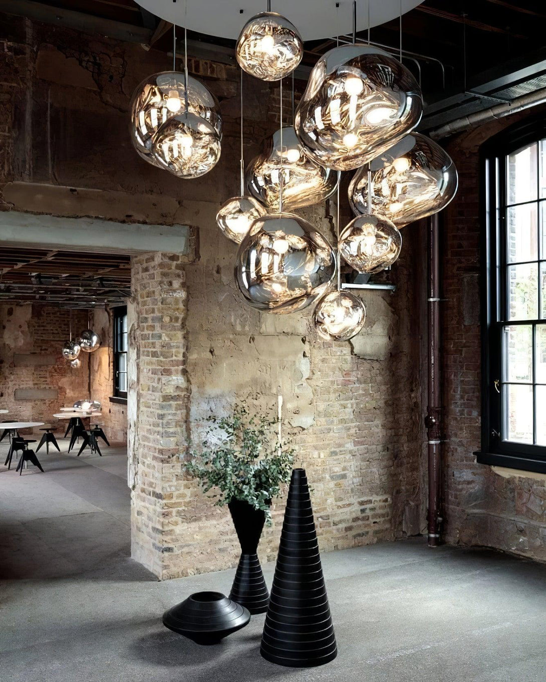 Multi Lava Round Chandelier - Yovalighting