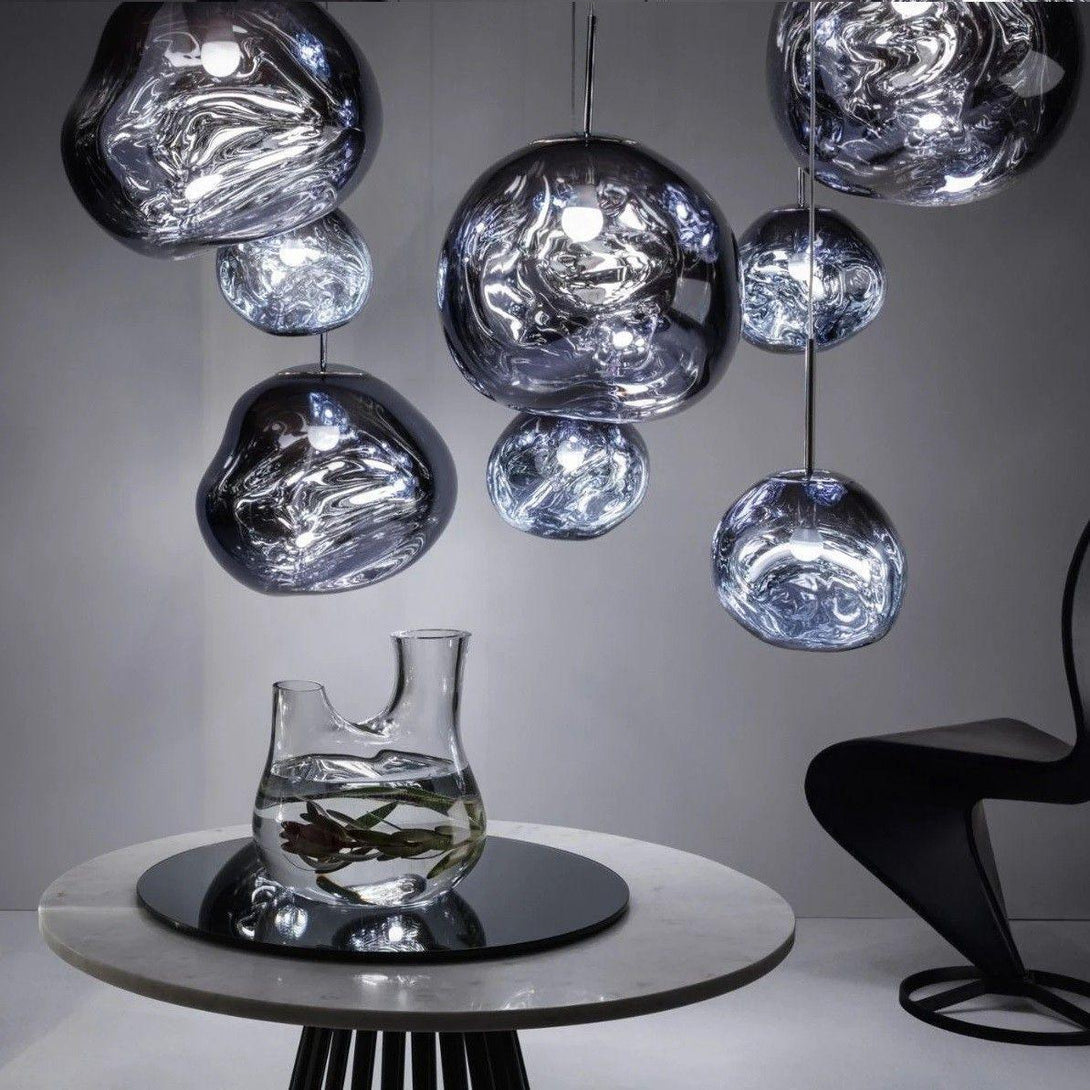 Multi Lava Round Chandelier - Yovalighting