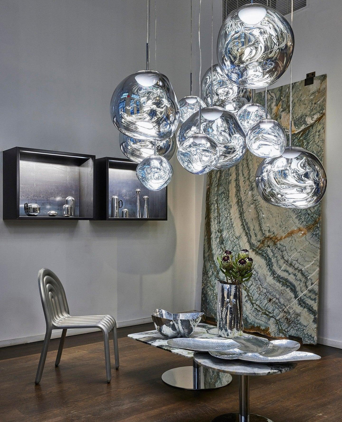 Multi Lava Round Chandelier - Yovalighting