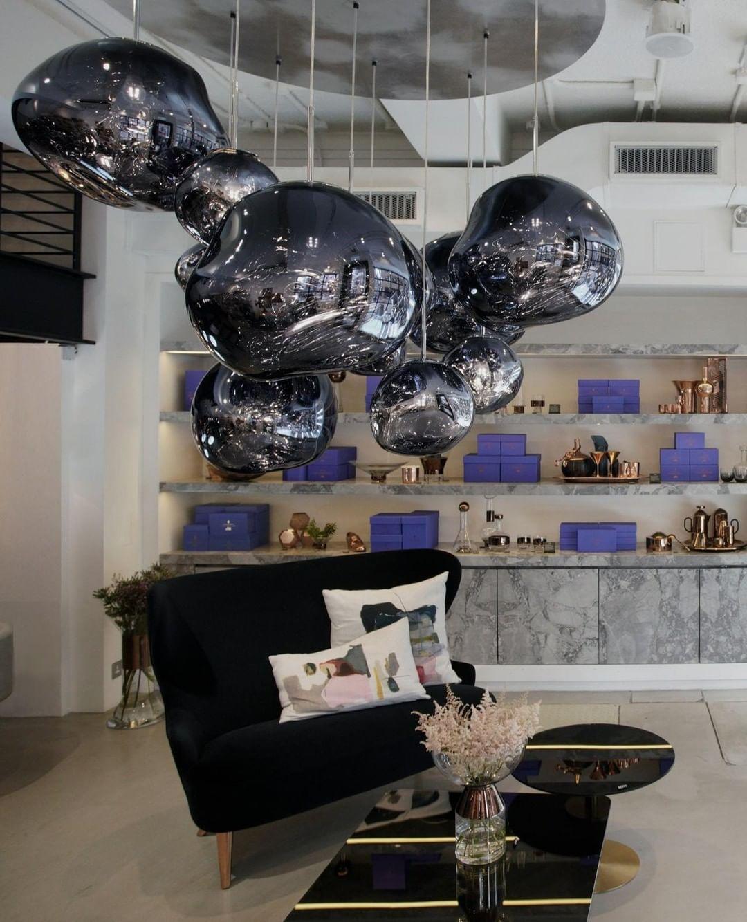 Multi Lava Round Chandelier - Yovalighting