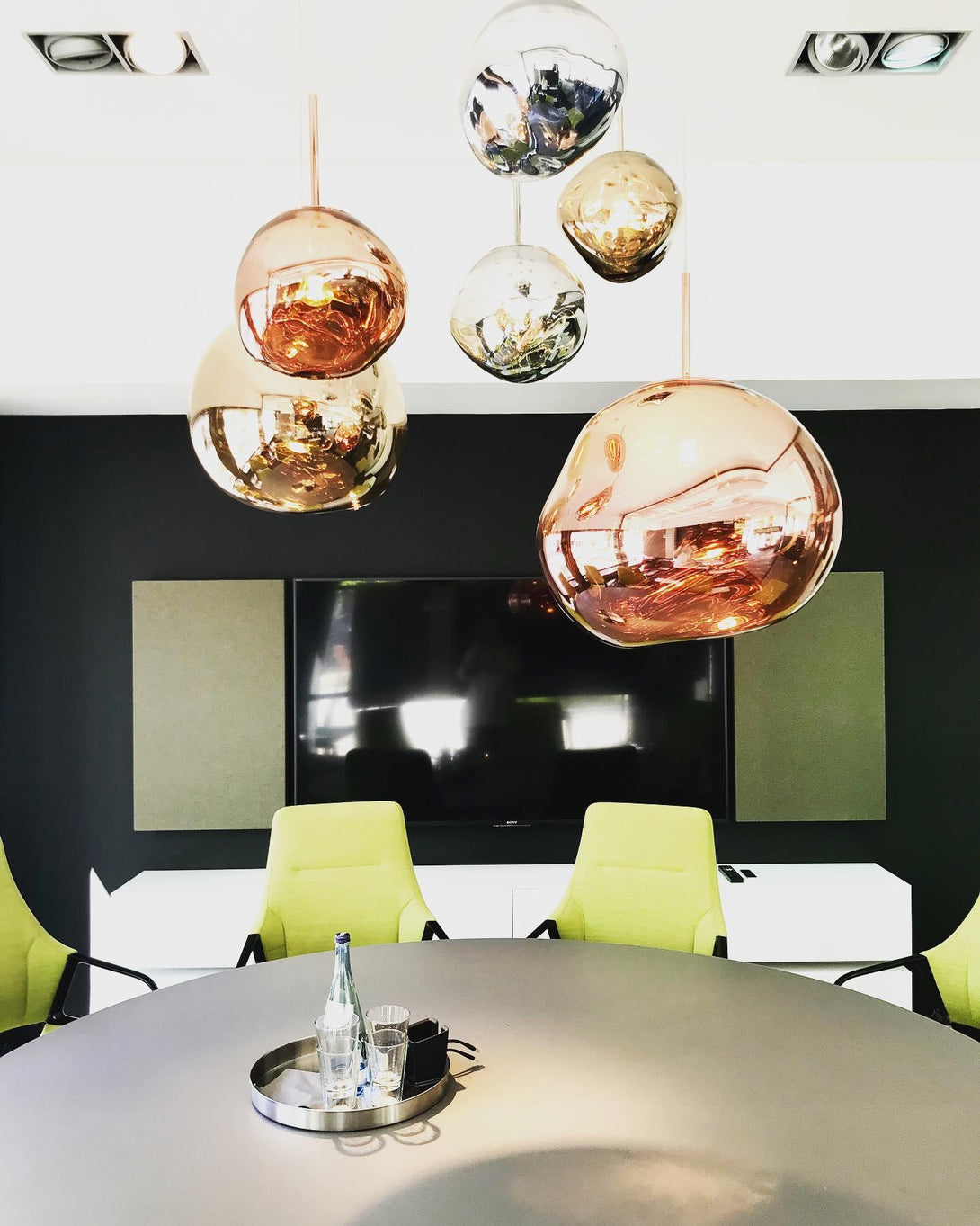 Multi Lava Round Chandelier - Yovalighting