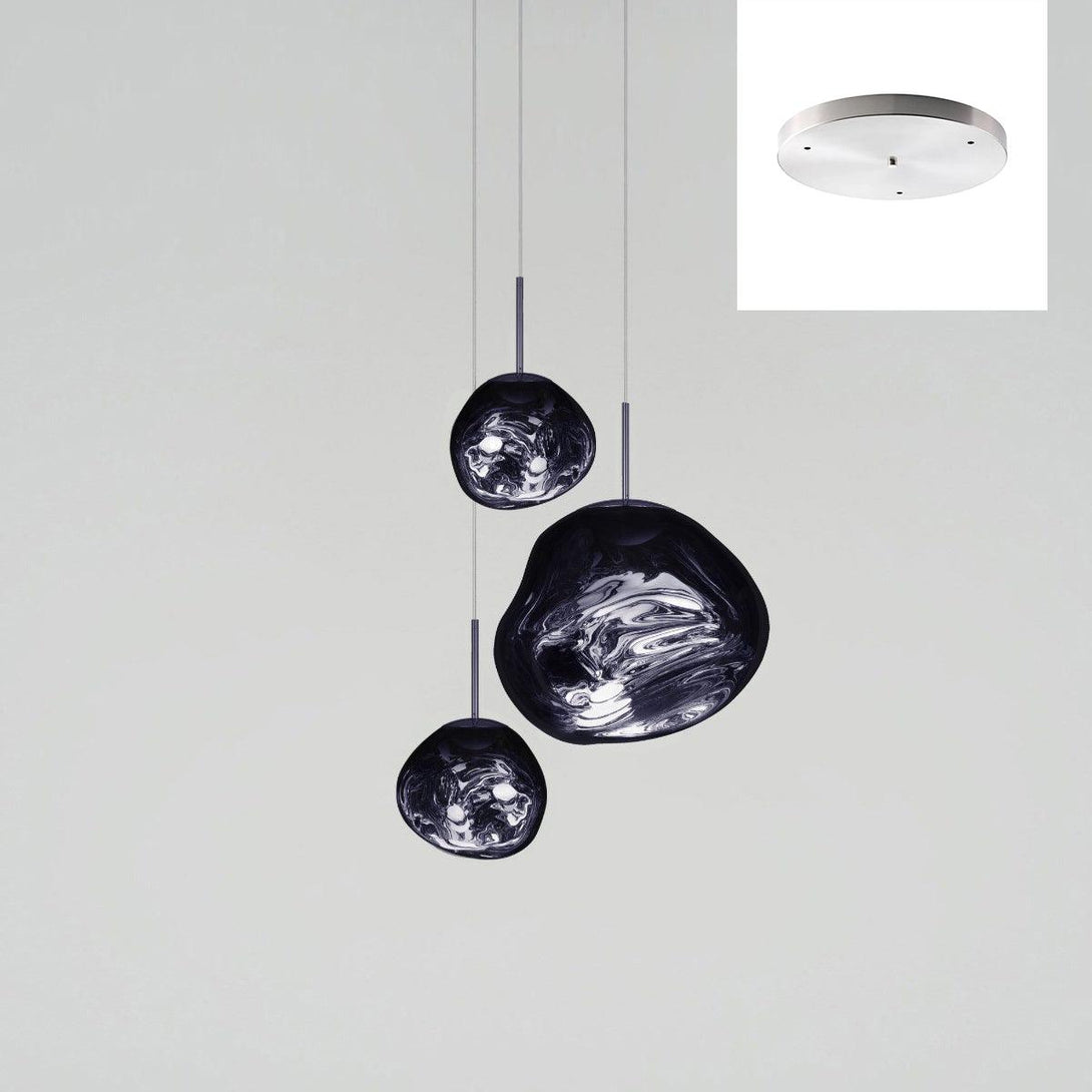 Multi Lava Round Chandelier - Yovalighting