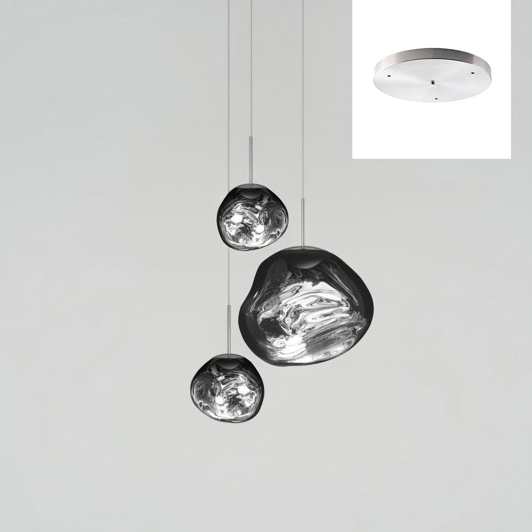 Multi Lava Round Chandelier - Yovalighting