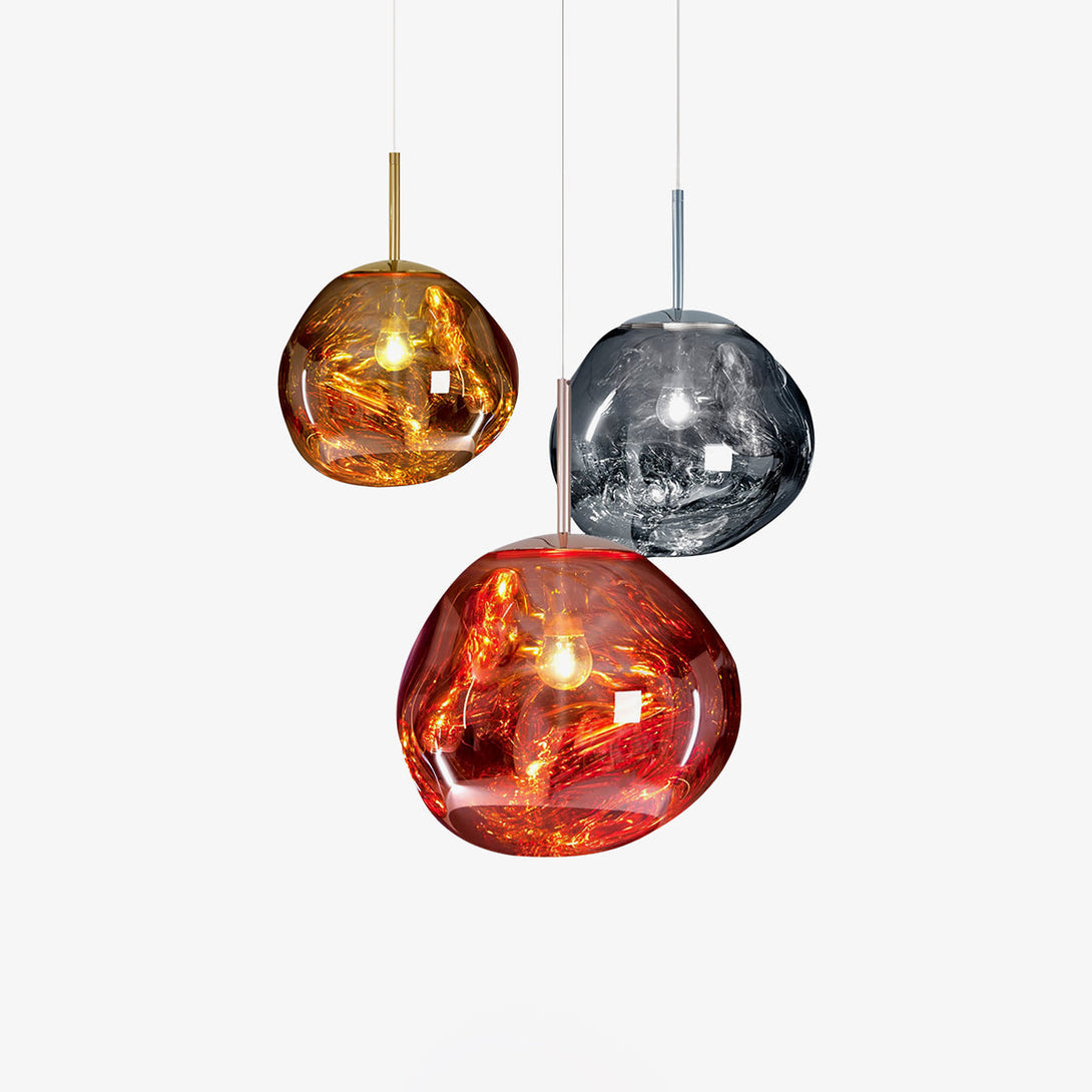 Multi Lava Round Chandelier - Yovalighting