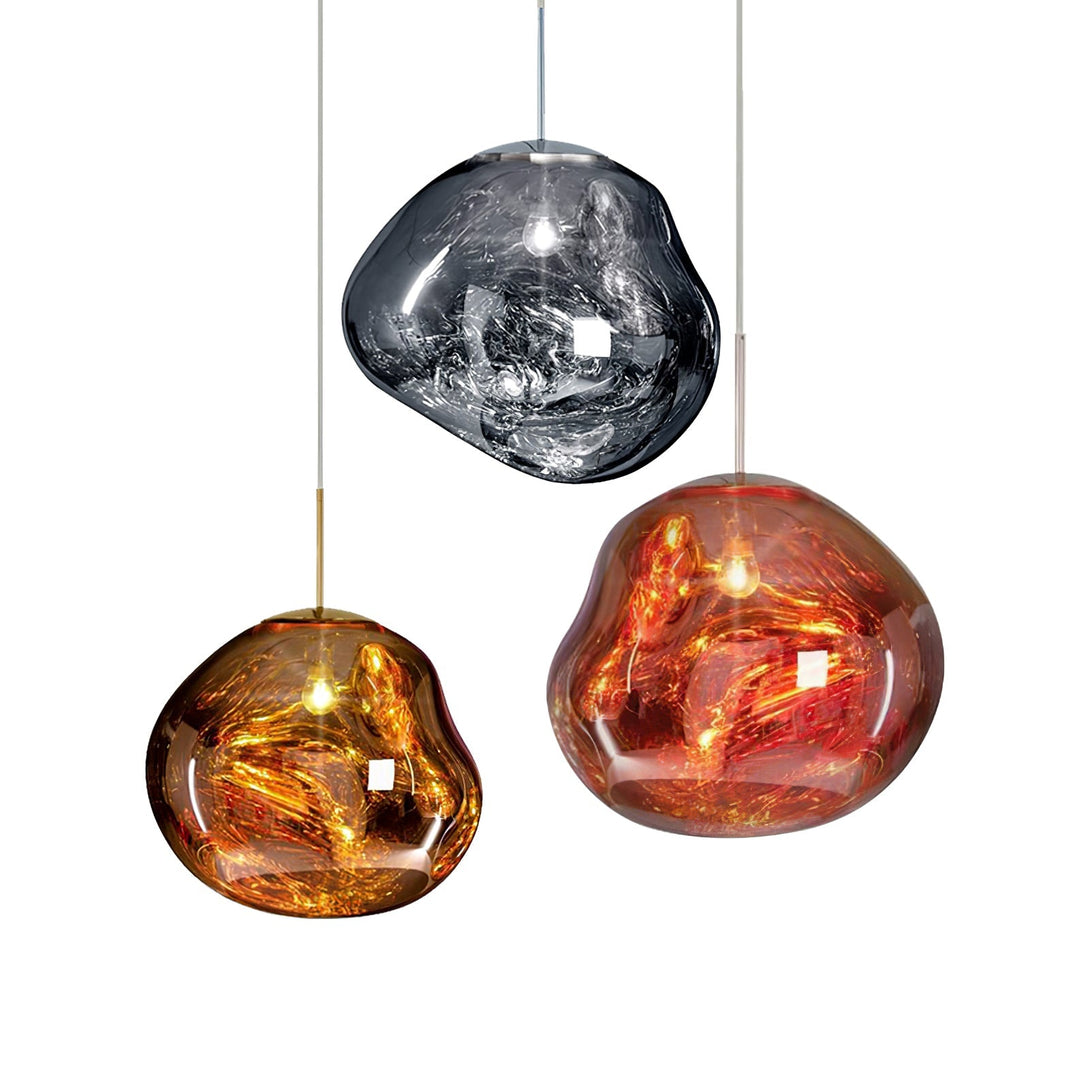 Multi Lava Round Chandelier - Yovalighting