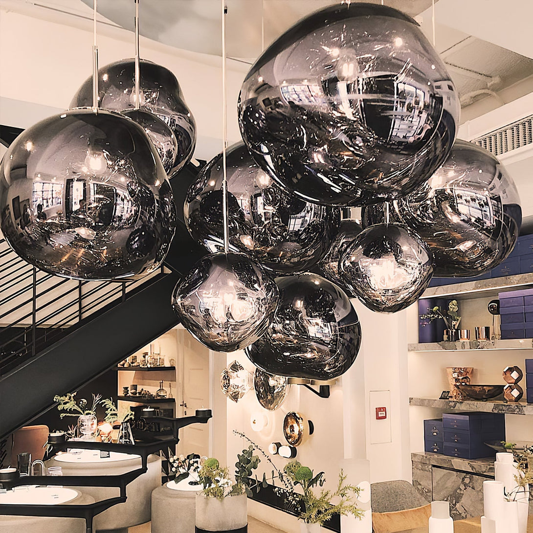 Multi Lava Round Chandelier - Yovalighting