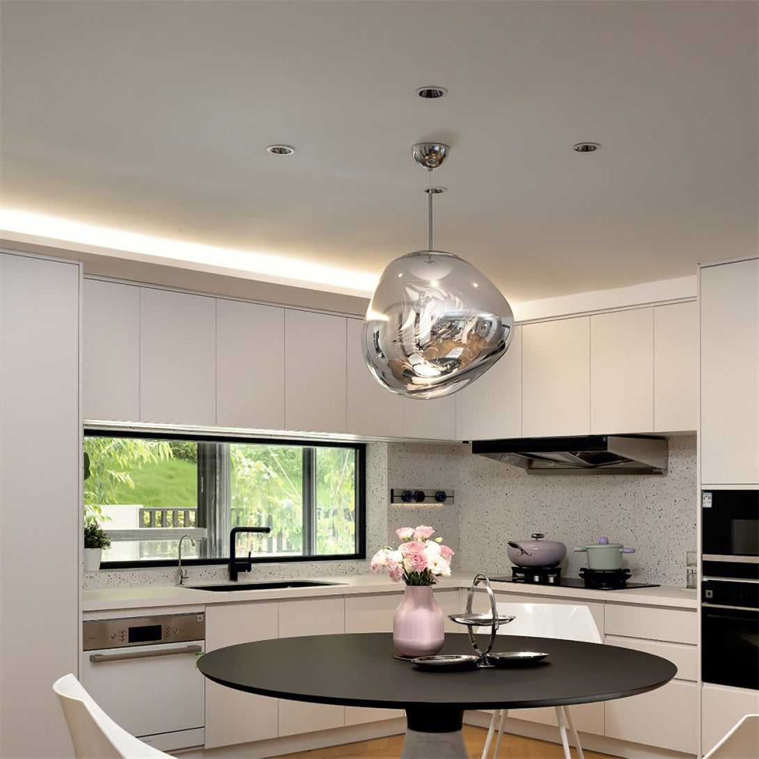 Multi Lava Round Chandelier - Yovalighting