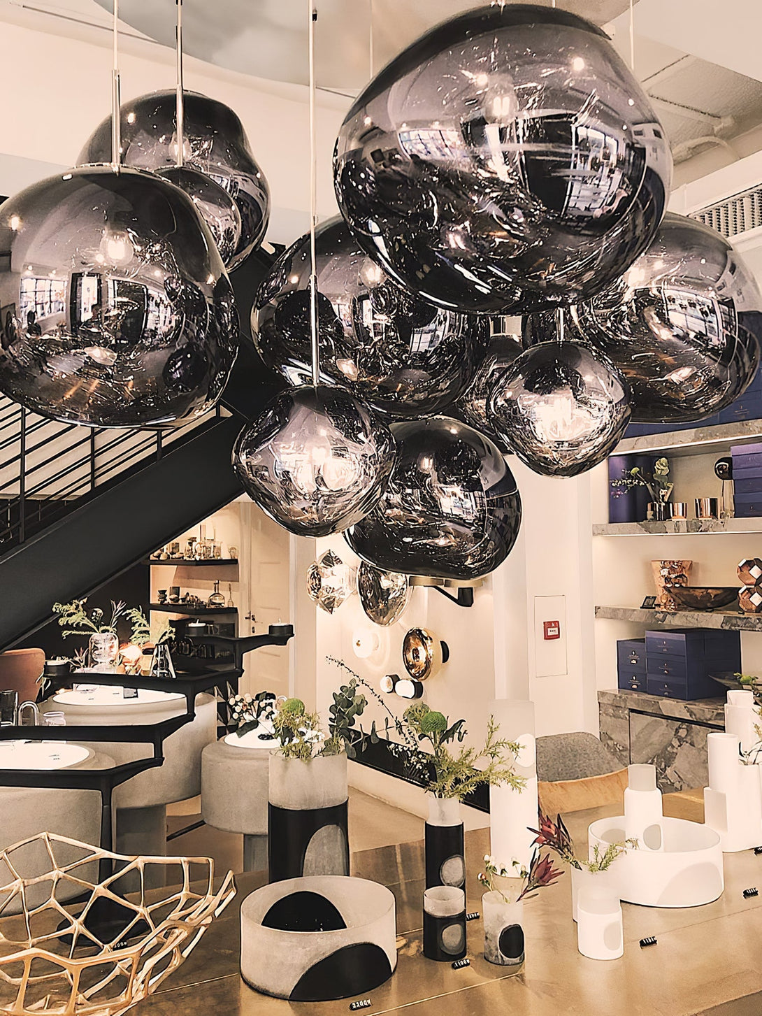 Multi Lava Round Chandelier - Yovalighting