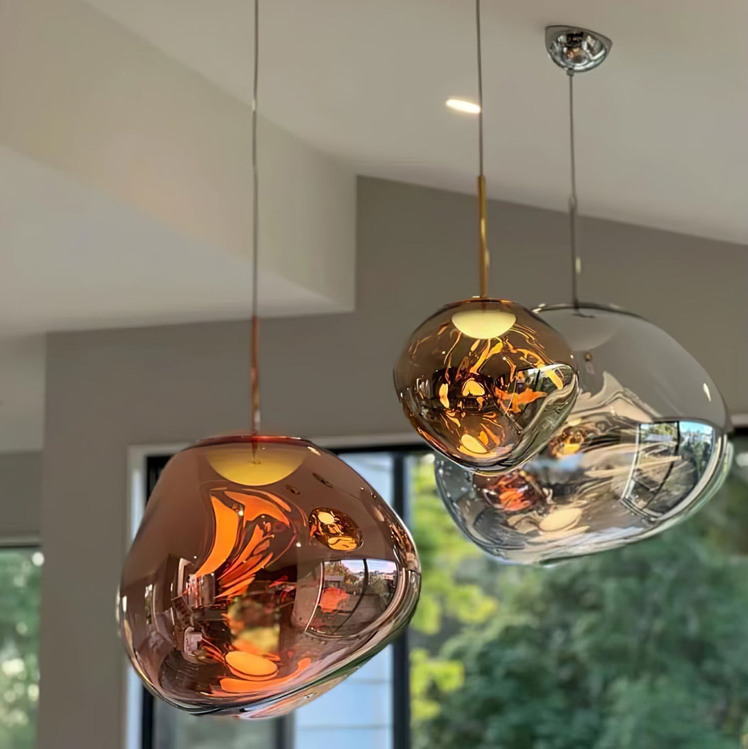 Multi Lava Round Chandelier - Yovalighting