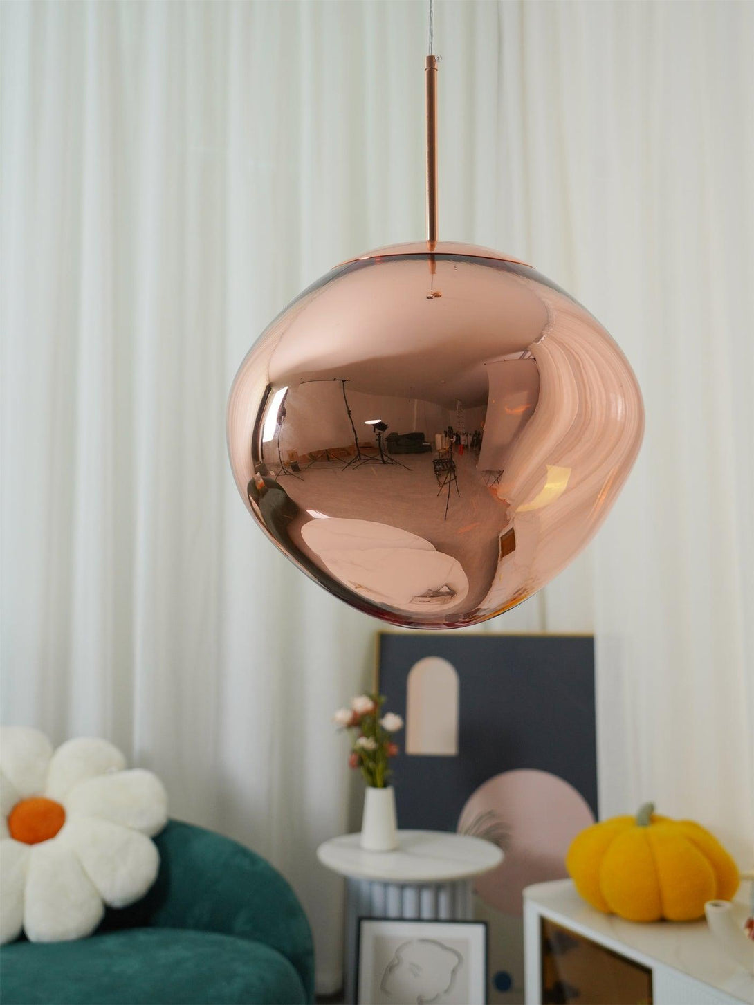 Multi Lava Round Chandelier - Yovalighting