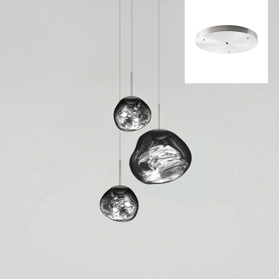Multi Lava Round Chandelier - Yovalighting