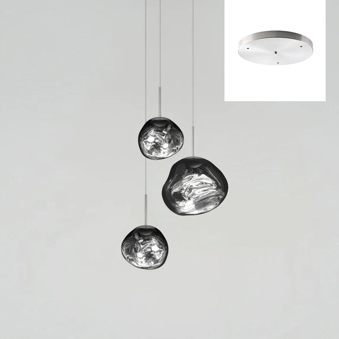 Multi Lava Round Chandelier - Yovalighting