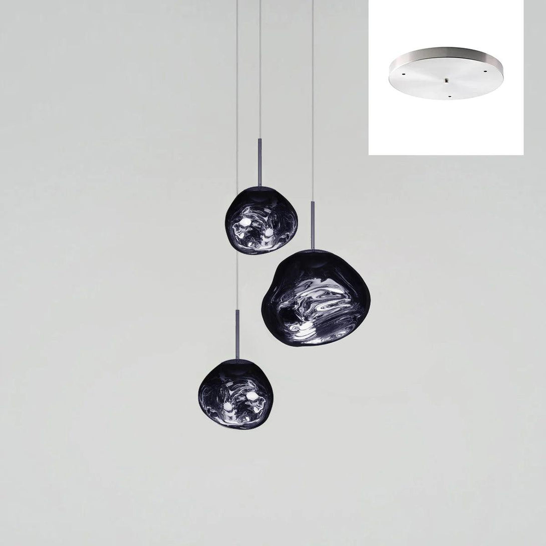 Multi Lava Round Chandelier - Yovalighting