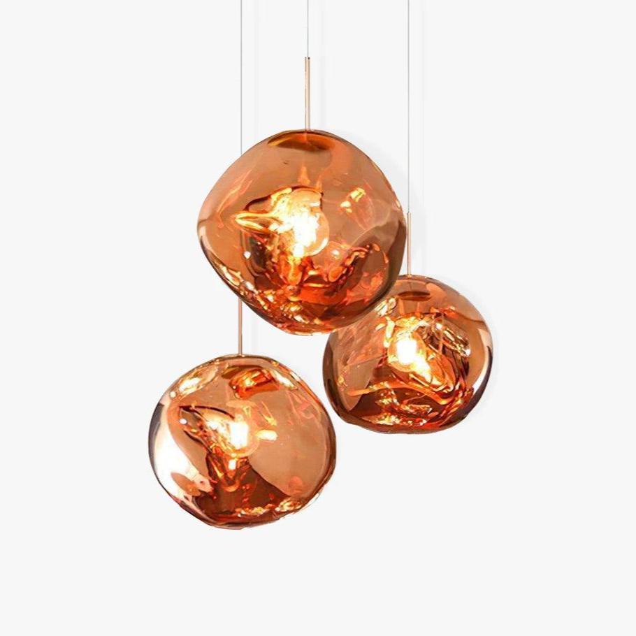 Multi Lava Round Chandelier - Yovalighting